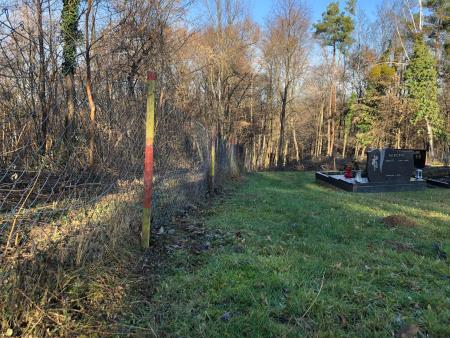 Zamenjava ograje na pokopališču Šalovci – breg 1